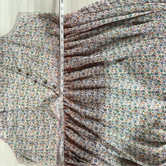 Anthropologie Maeve Violetta Sheer Floral Sleeveless Summer Dress - Picture 15 of 16